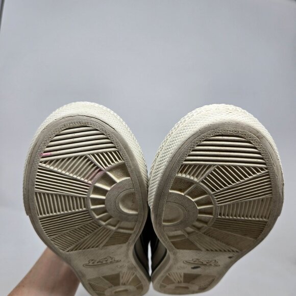 Ash 38 Vipera Snake Serpent Floral Embroidered Green Canvas Sneakers 7.5 8 - Picture 11 of 12